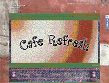 Tablet Screenshot of cafe-refresh.com